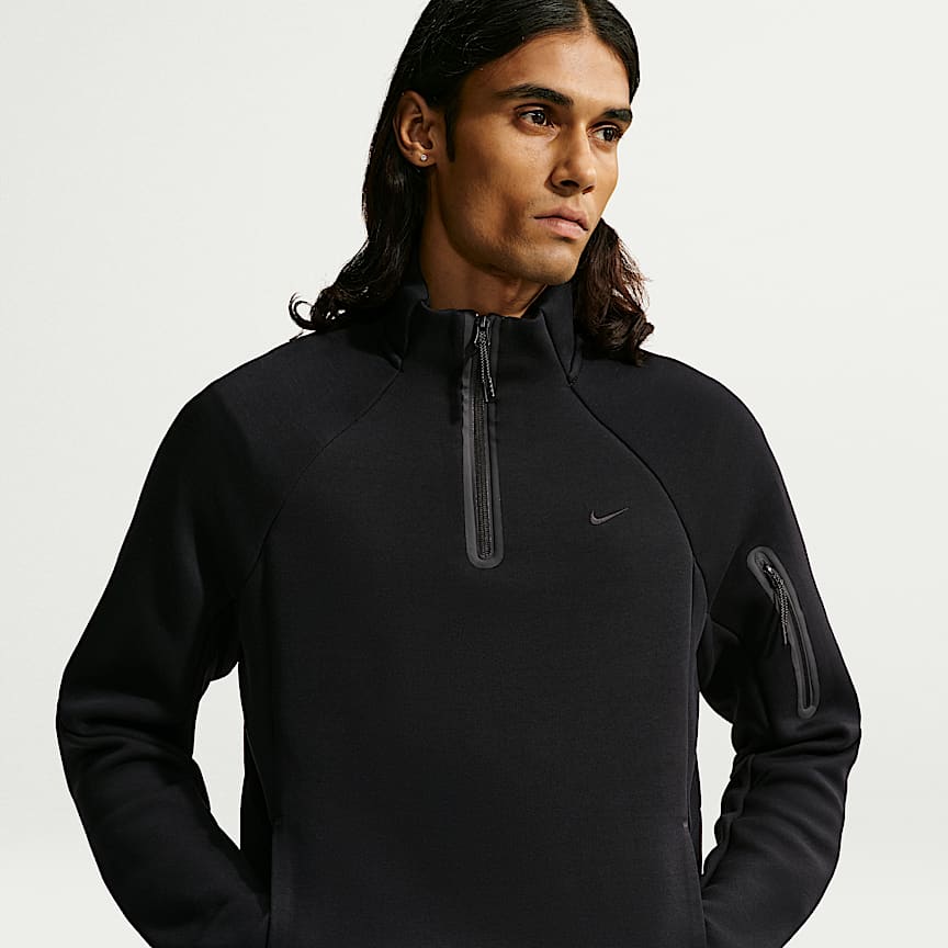 スマホ・タブレット・パソコン NIKE TECH FLEECE SET Nike Tech Men's Fleece Quarter-Zip Top. Nike RO